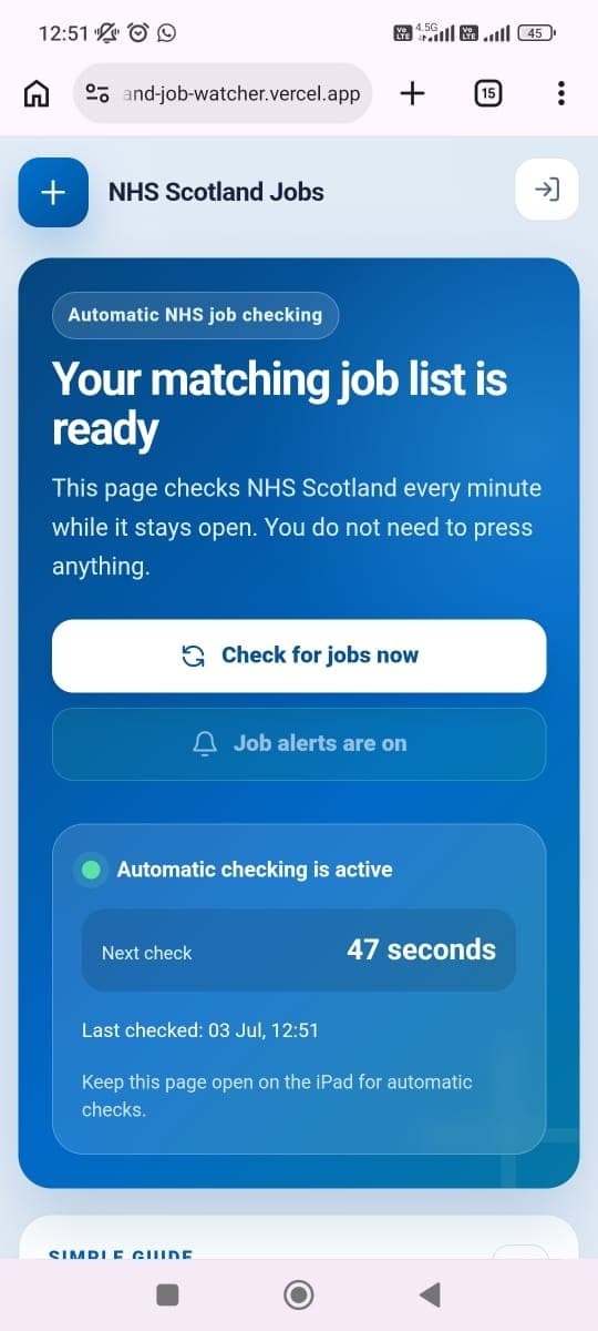 Watching NHS Jobs So My Sister Doesn't Have To preview